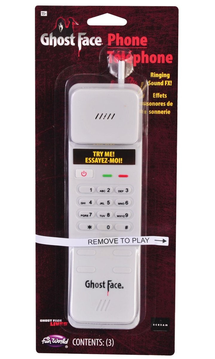Ghost Face - Phone Replica with Sound - Fun World