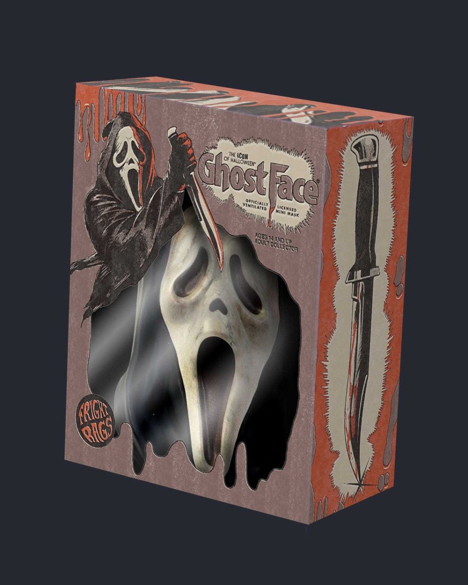 Ghost Face - PX (Previews Exclusive) Aged Mini Mask - The Last Toy Store