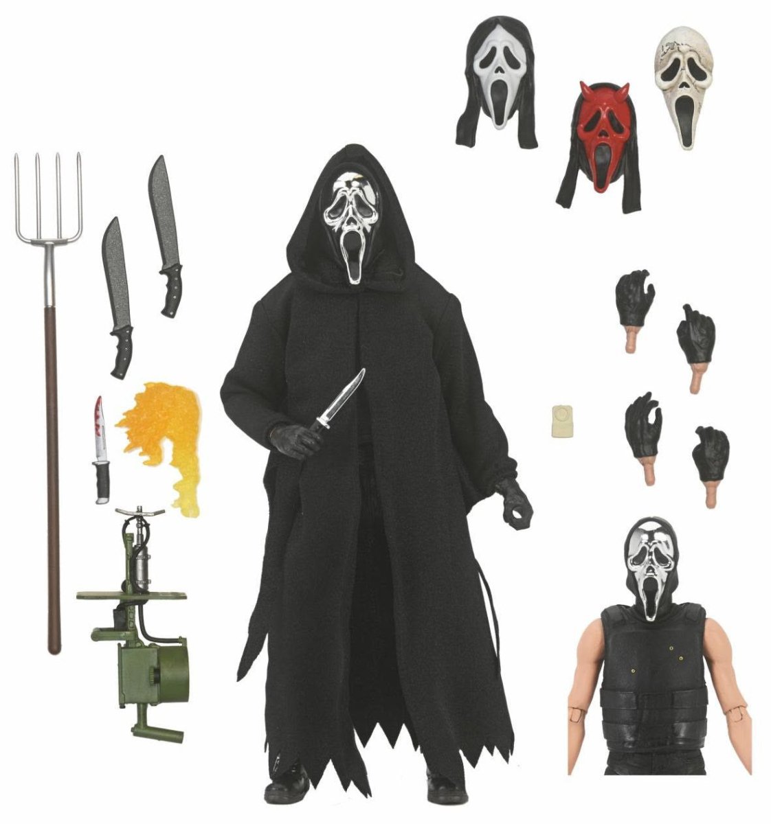 Ghost Face: Ultimate Ghost Face Inferno - 7" Scale Figure - NECA