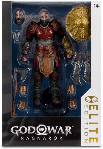 God of War Ragnarok: Kratos (Ares Armor) Elite Edition - 7" Deluxe Action Figure - McFarlane Toys