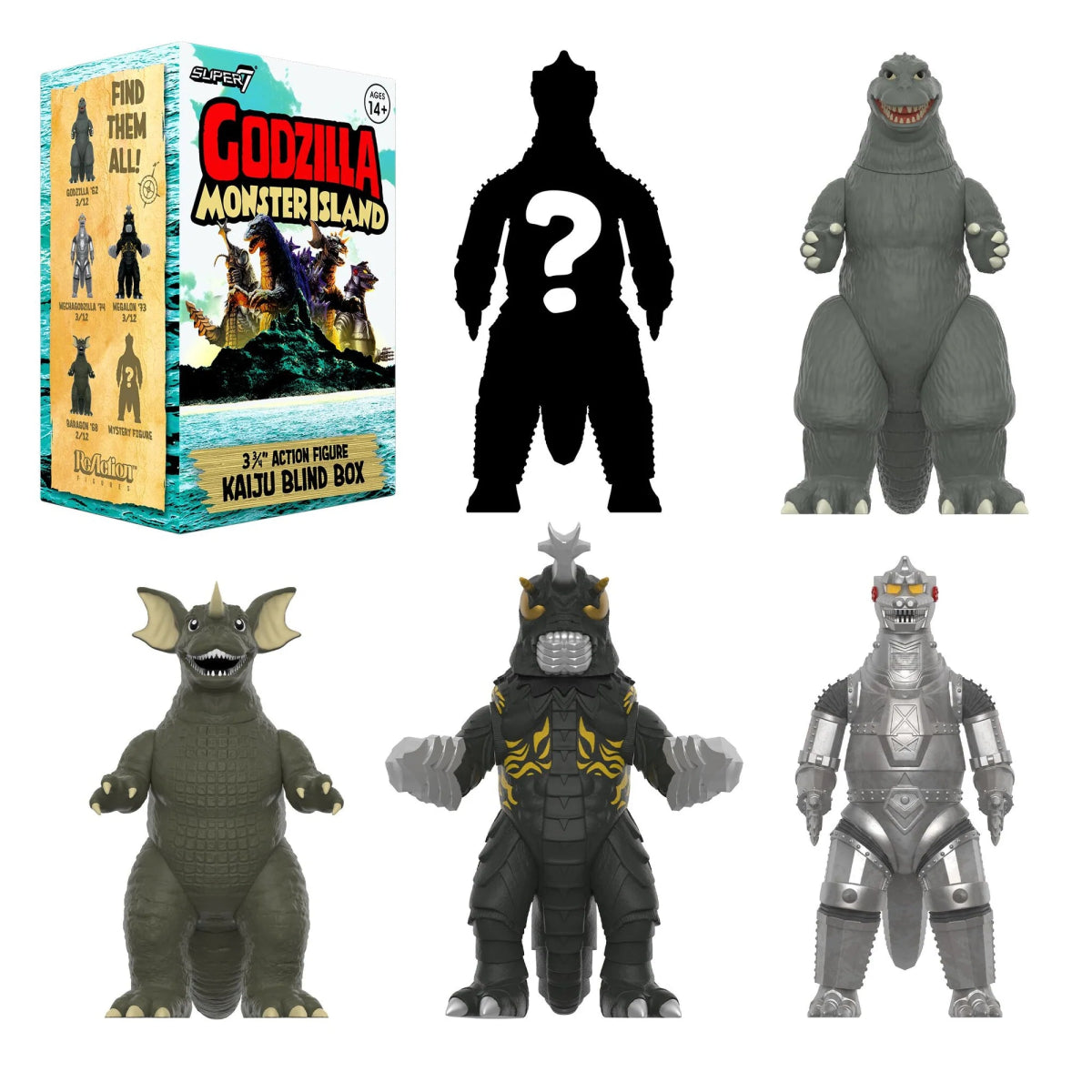 Godzilla: Toho Monster Island - 3.75" Blind Box Figure - Super7