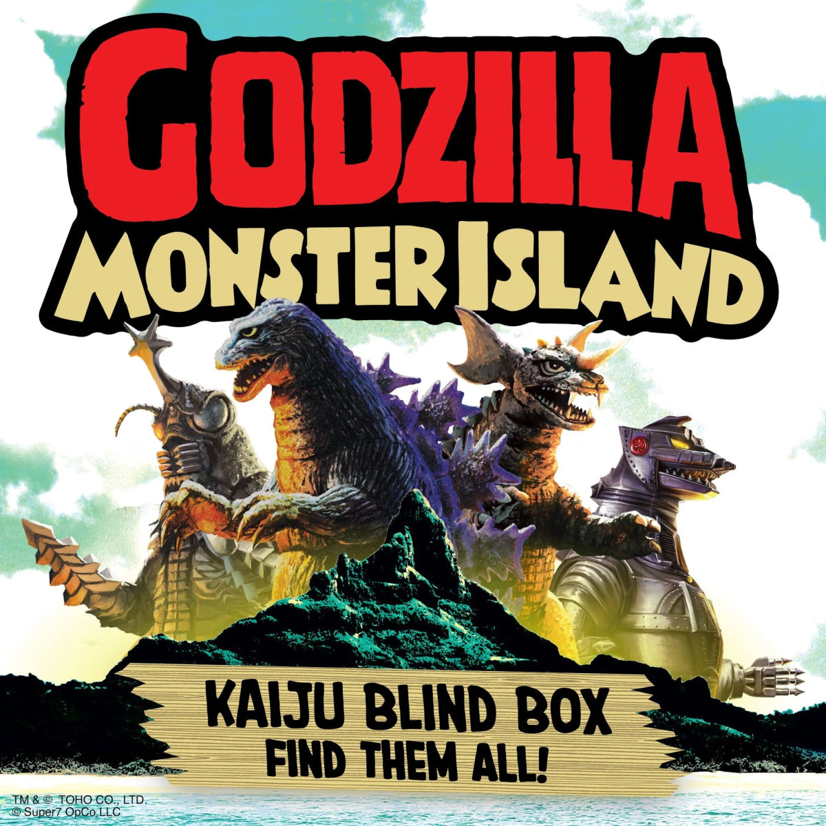 Godzilla: Toho Monster Island - 3.75" Blind Box Figure - Super7