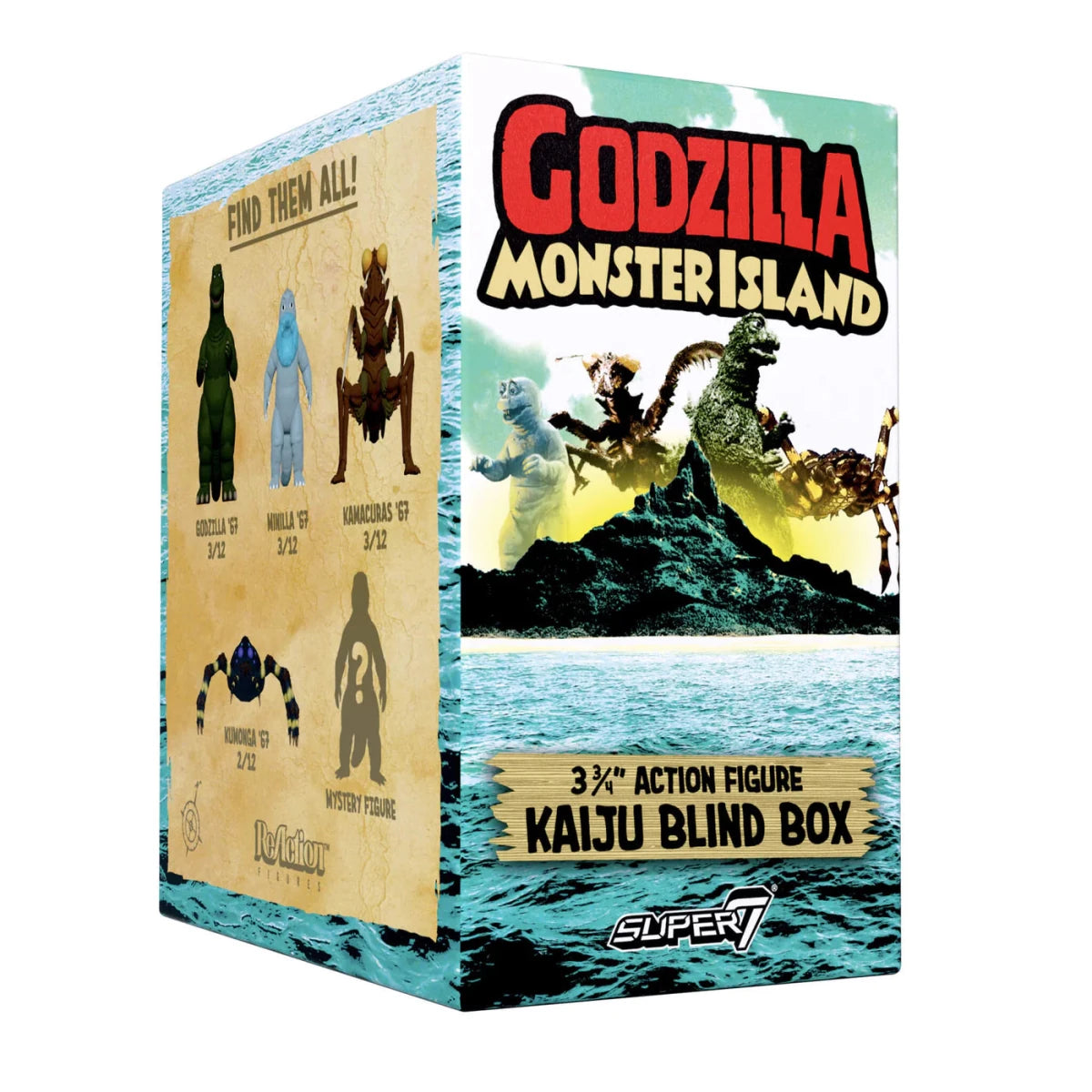 Godzilla: Toho Monster Island (Wave 13) - 3.75" Kaiju Blind Box Figure (Showa Monster Island) - Super7