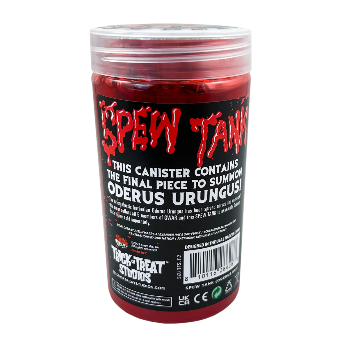GWAR: Spew Tank - Blood Slime (Oderus Build - a - Figure) - Trick or Treat Studios