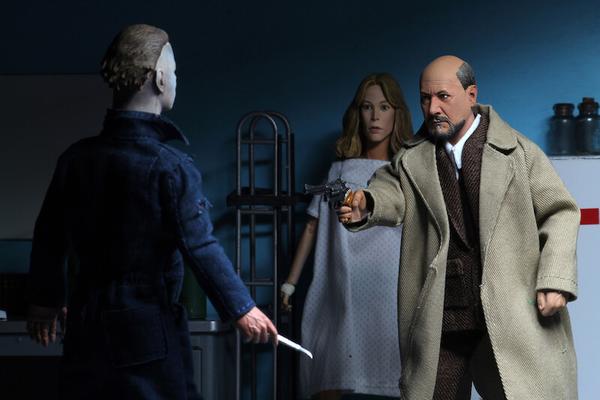Halloween II (1981): Doctor Loomis and Laurie Strode Clothed Action Figure (2 - Pack) - 8" Scale - NECA