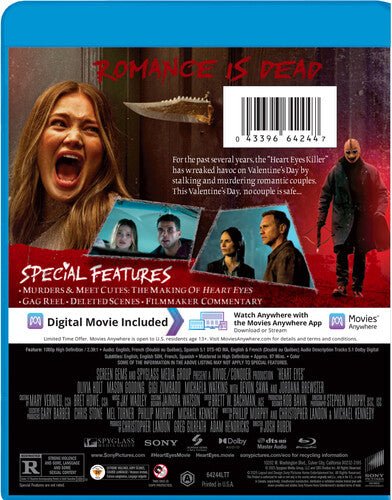 Heart Eyes - Limited Edition Blu - ray - DVD/Blu - ray/VHS