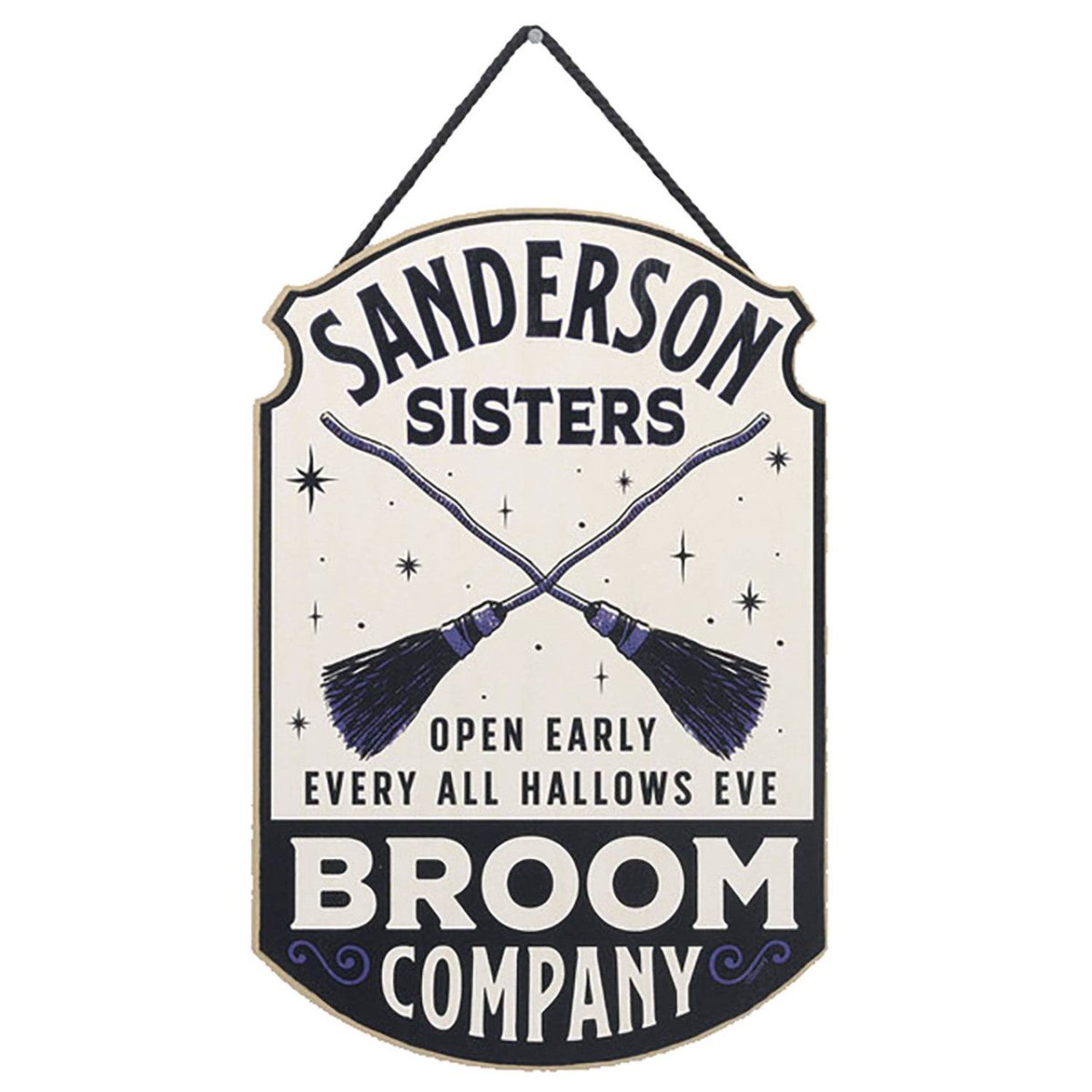 Hocus Pocus: Sanderson Sisters Broom Company - 8x11 Wood Sign - The Last Toy Store