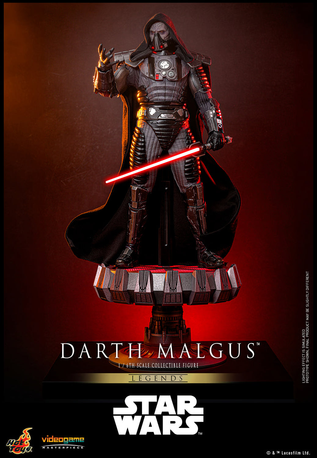 Star Wars Legends: Darth Malgus - 1/6 Scale Figure