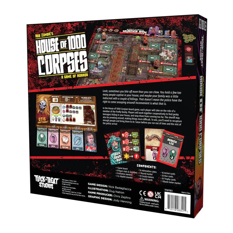 House of 1000 Corpses - Board Game - The Last Toy Store