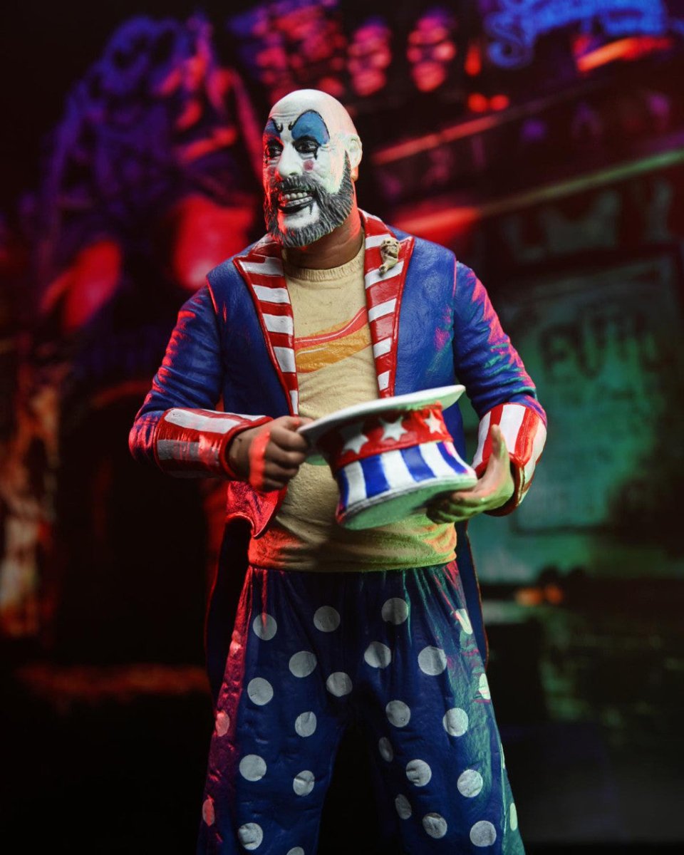 House of 1000 Corpses: Captain Spaulding (Tailcoat) 20th Anniversary - 7" Scale Figure - NECA