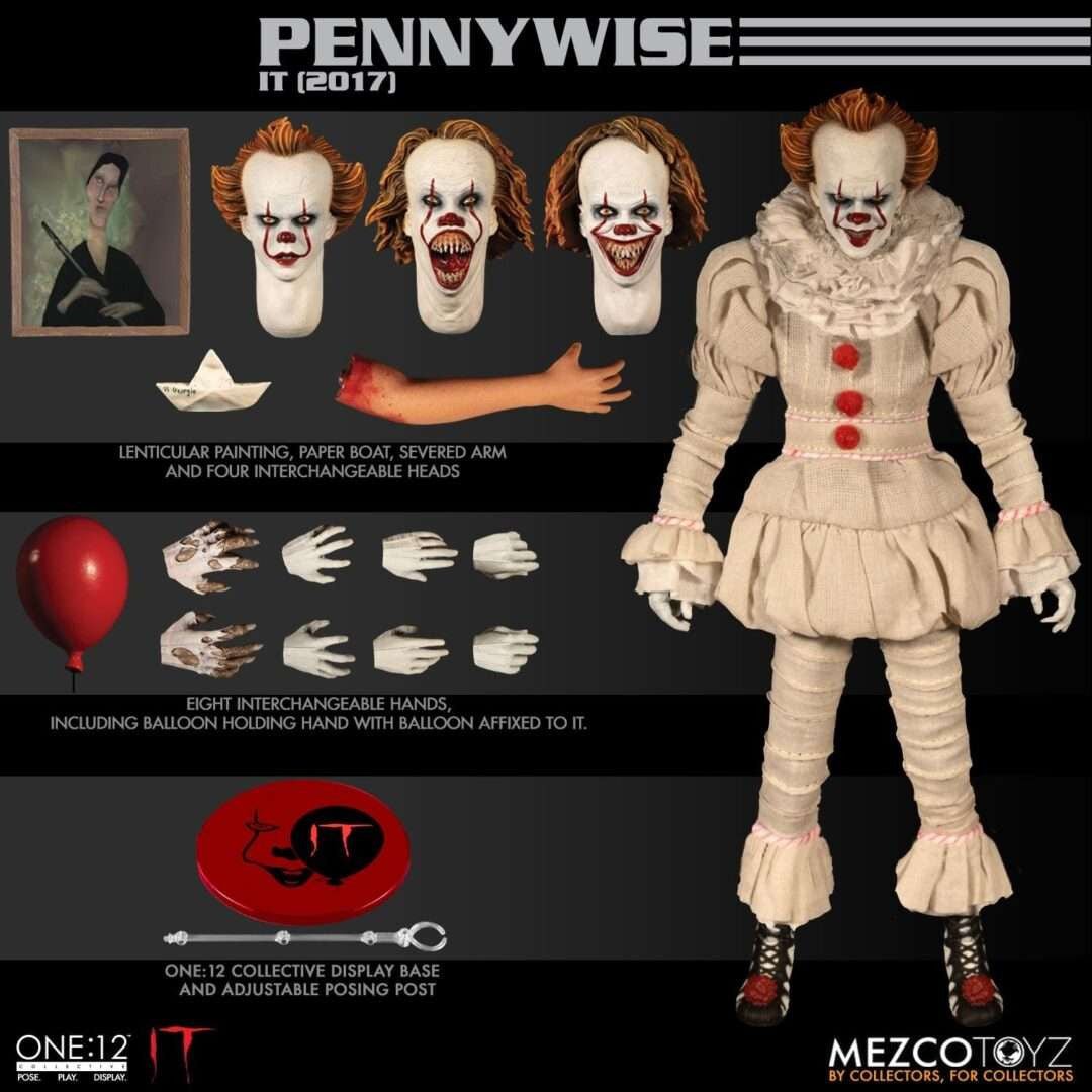 IT (2017) - Pennywise - One:12 Collective Action Figure - The Last Toy Store