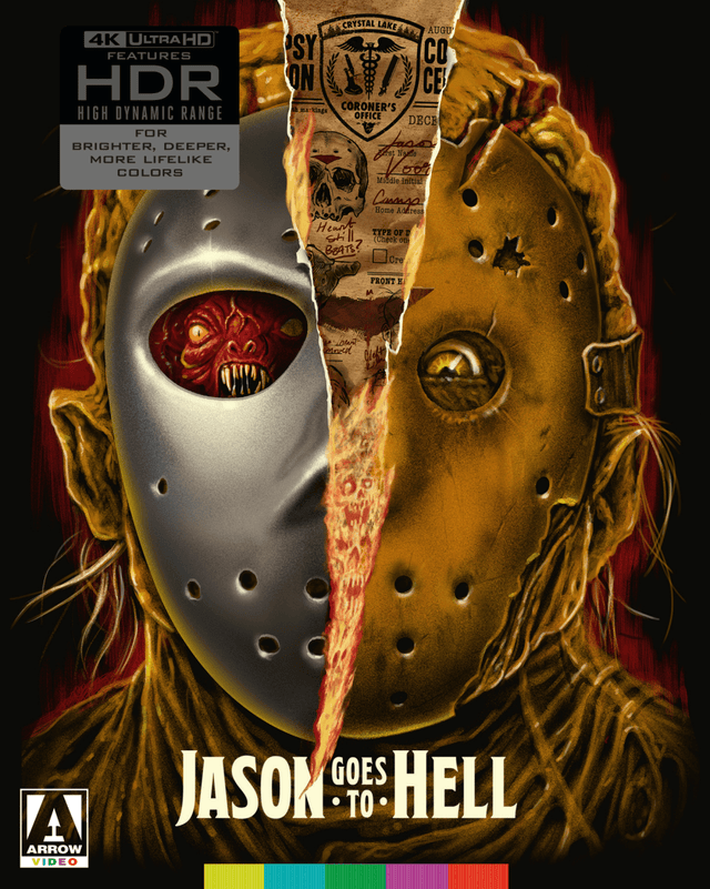Jason Goes to Hell - Limited Edition 4K Blu - ray - DVD/Blu - ray/VHS