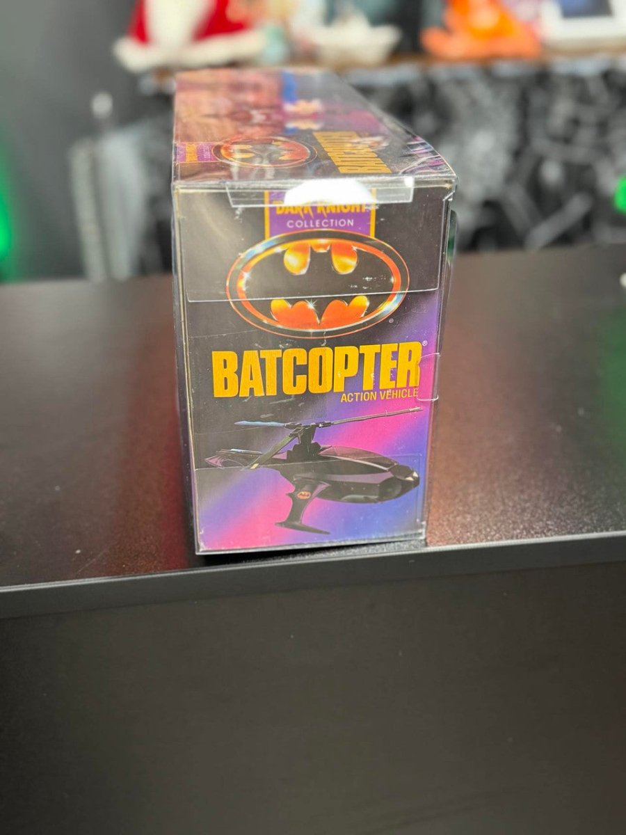 Kenner Batman - Batcopter Vehicle with Launching Missile Cone, Capture Winch and Criminal Spinner - The Last Toy Store