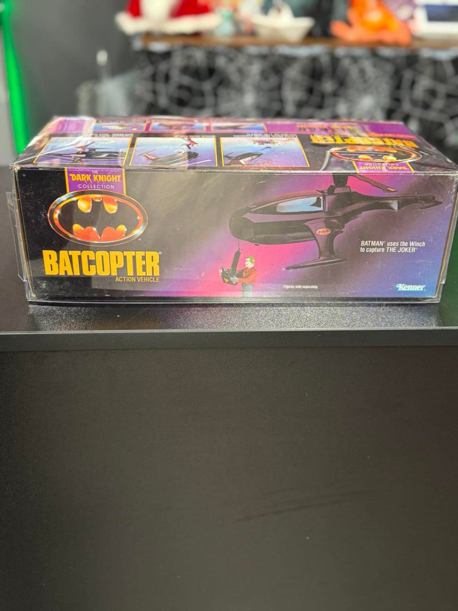 Kenner Batman - Batcopter Vehicle with Launching Missile Cone, Capture Winch and Criminal Spinner - The Last Toy Store