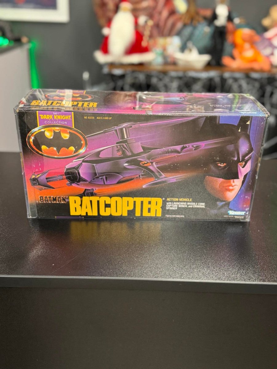 Kenner Batman - Batcopter Vehicle with Launching Missile Cone, Capture Winch and Criminal Spinner - The Last Toy Store