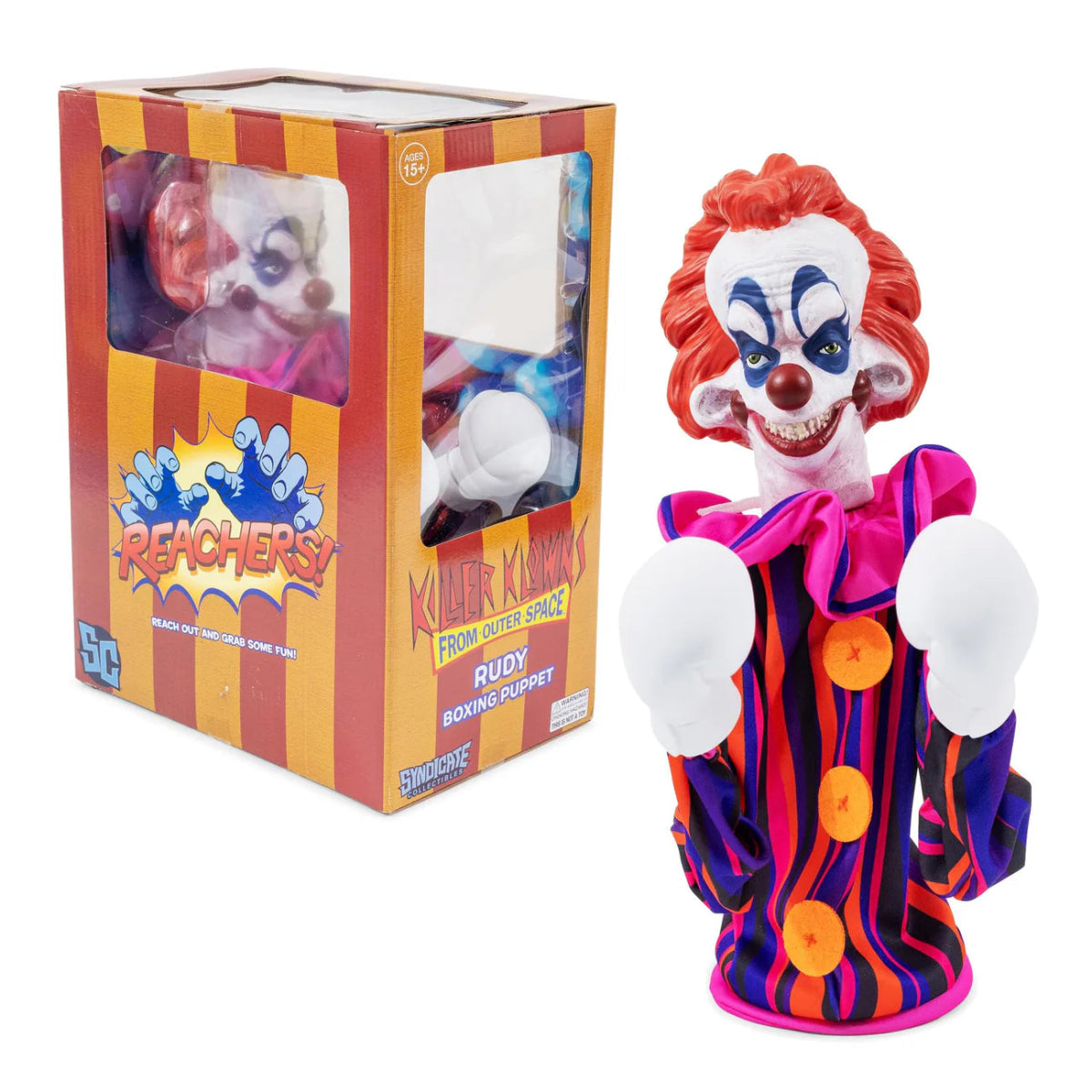 Killer Klowns from Outer Space: Rudy - 13" Reacher Boxing Puppet - The Last Toy Store