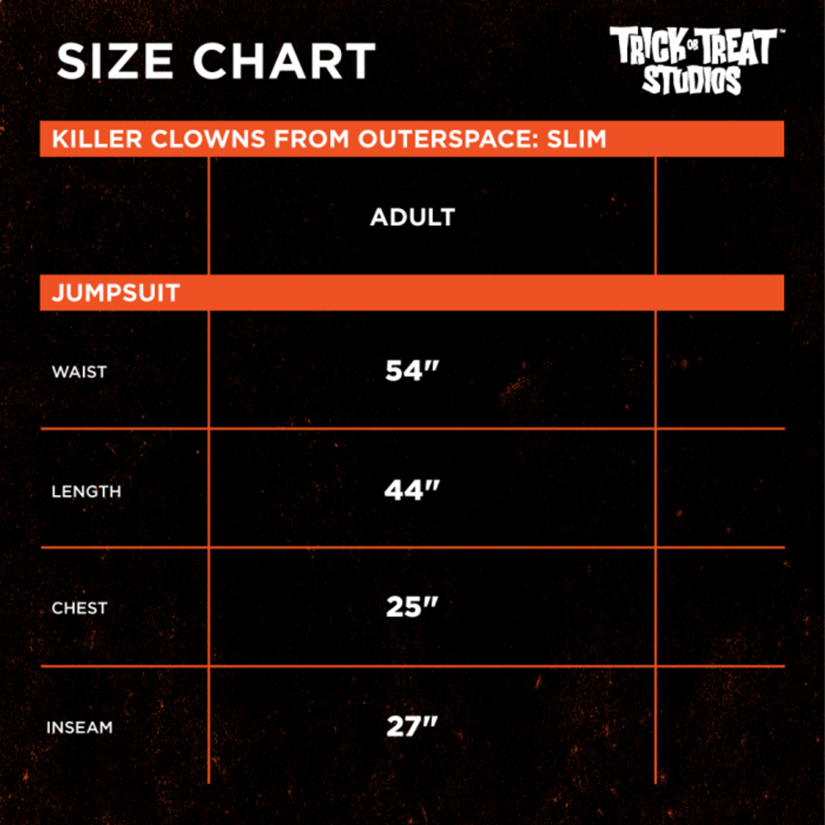 Killer Klowns from Outer Space - Slim Costume - Trick or Treat Studios