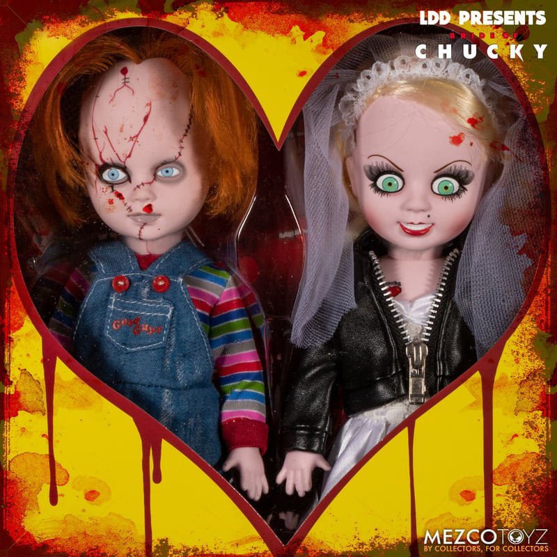LDD Presents: Bride of Chucky - Chucky and Tiffany 10" Living Dead Doll Box Set - The Last Toy Store