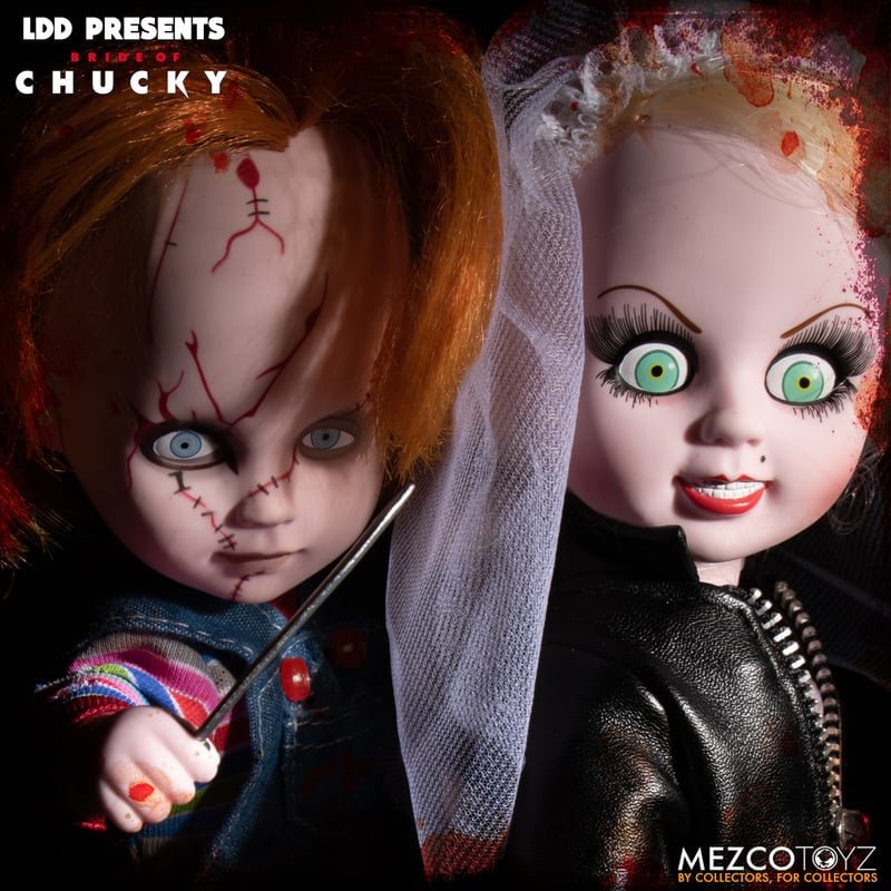 LDD Presents: Bride of Chucky - Chucky and Tiffany 10" Living Dead Doll Box Set - The Last Toy Store