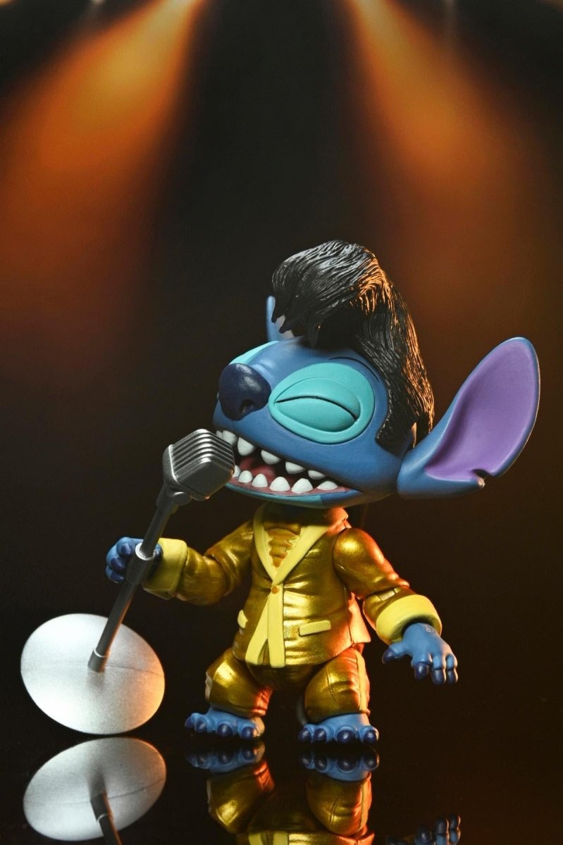 Lilo and Stitch: Ultimate Gold Suit Elvis Stitch - 7" Scale Figure - The Last Toy Store