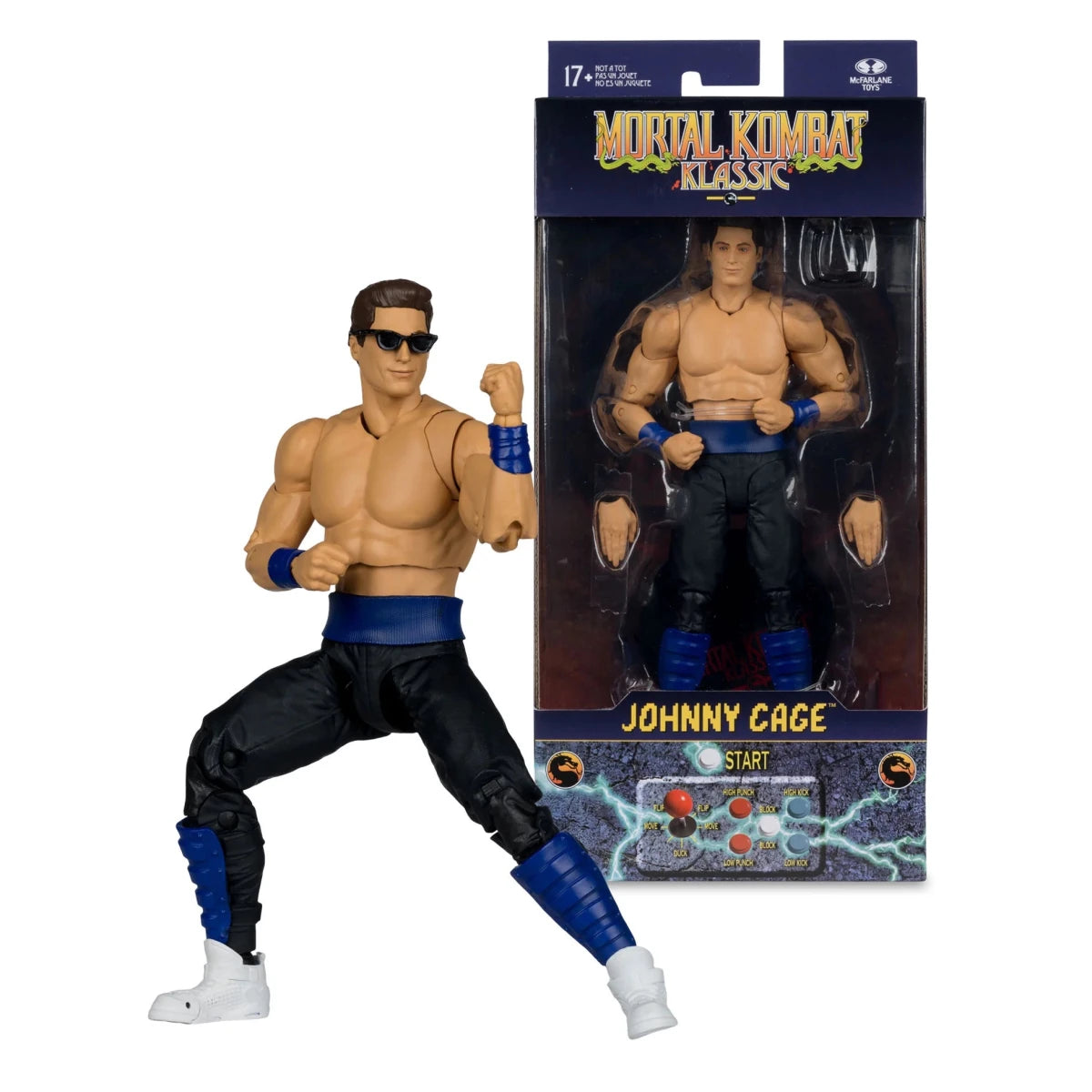 Mortal Kombat Klassic: Johnny Cage - 7" Figure - McFarlane Toys