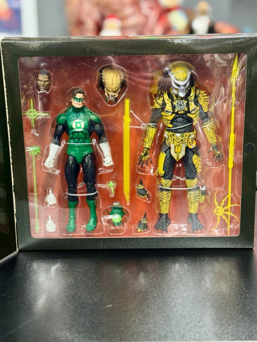 NECA Green Lantern & Sinestro Corps Predator NYCC 2019 Exclusive 2 Pack - 7" Scale Figures - The Last Toy Store