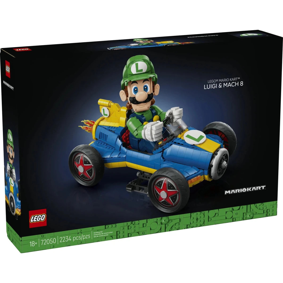 Nintendo Mario Kart - Luigi and Mach 8 - Lego Set 72050 - LEGO