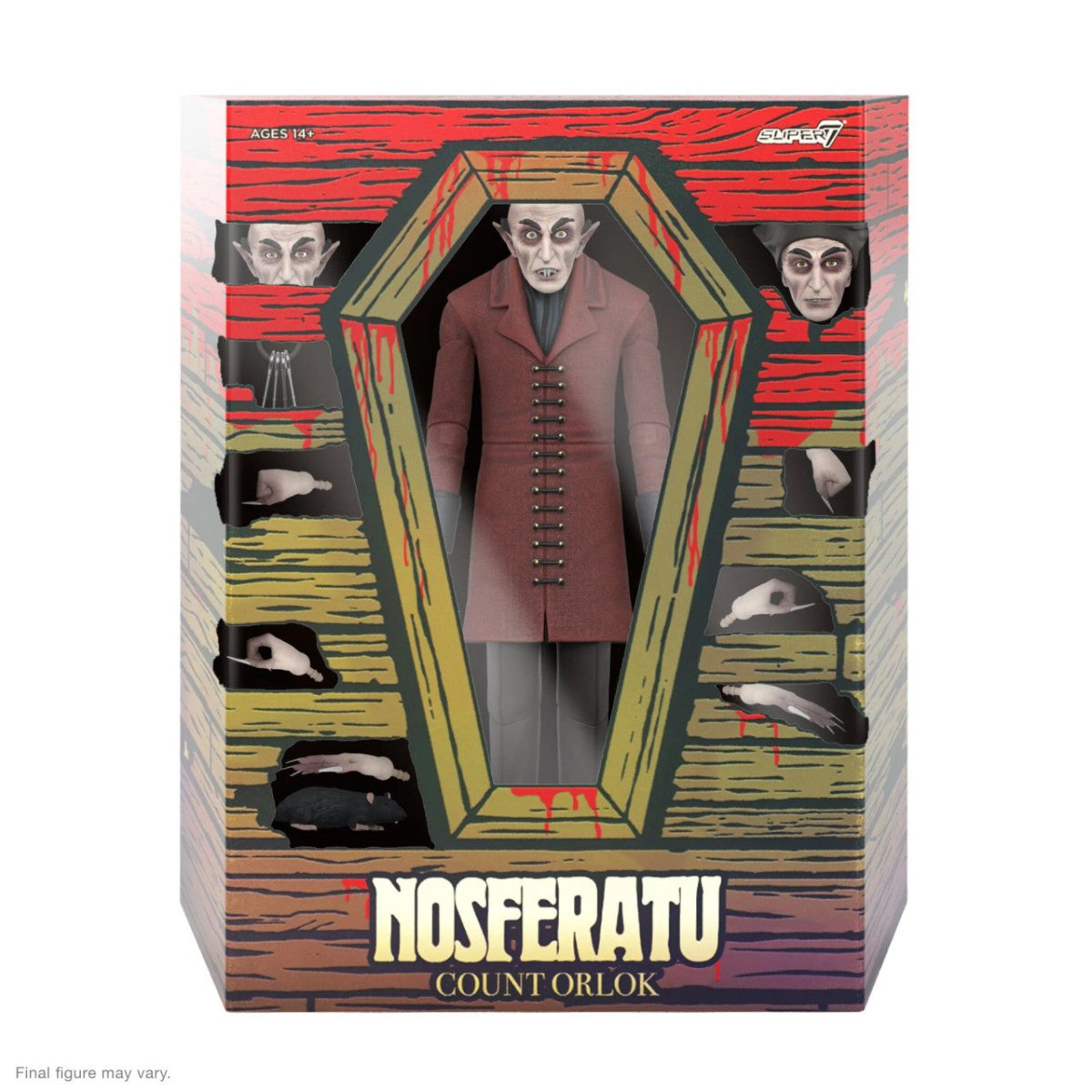 Nosferatu ULTIMATES! Count Orlok (Full Color) - 7" Scale Action Figure - The Last Toy Store
