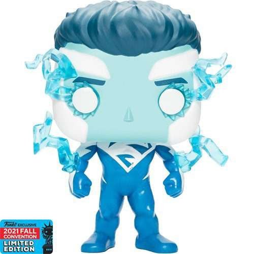 Pop! Heroes: Superman Blue Vinyl Figure - 2021 Convention Exclusive - The Last Toy Store