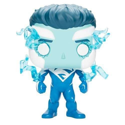 Pop! Heroes: Superman Blue Vinyl Figure - 2021 Convention Exclusive - The Last Toy Store