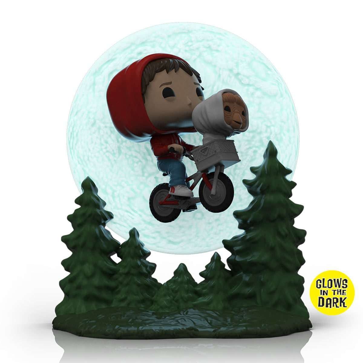 Pop! Moment: E.T. 40th Anniversary - Elliott and E.T. Flying (GITD) - Vinyl Figure - The Last Toy Store