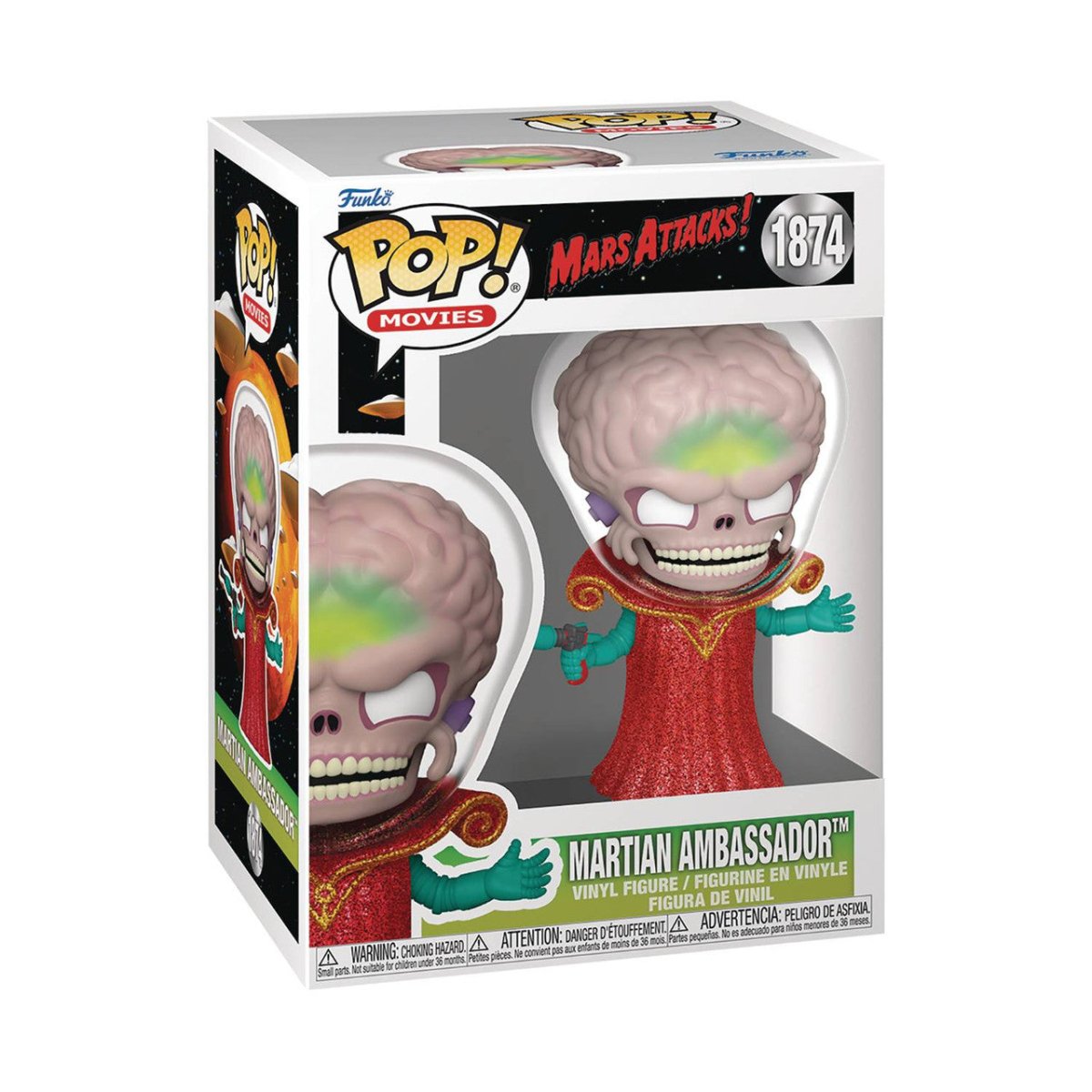 Pop! Movies: Mars Attacks! - Martian Ambassador Vinyl Figure - The Last Toy Store