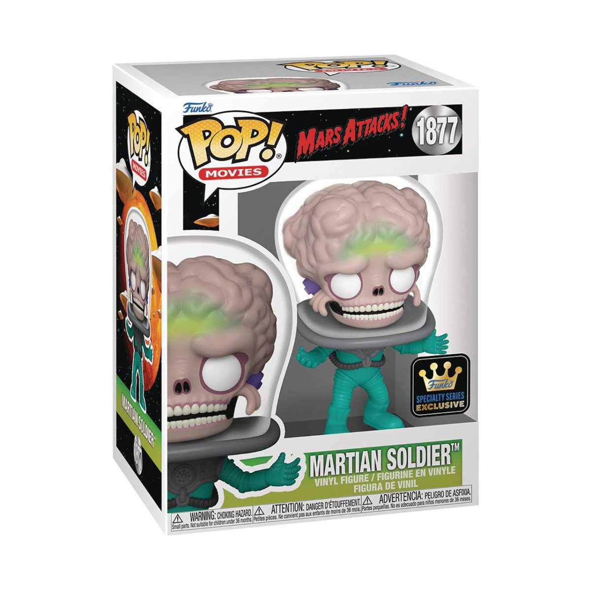 Pop! Movies: Mars Attacks! - Martian Soldier Specialty Series Vinyl Figure - The Last Toy Store
