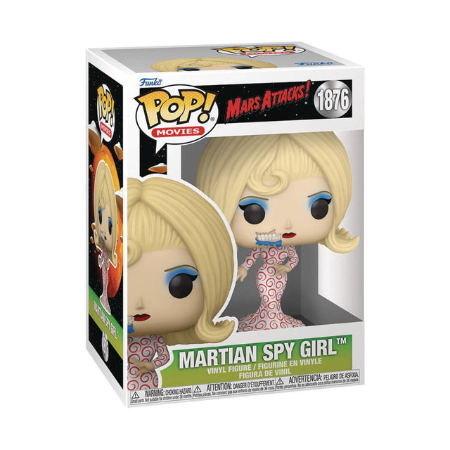 Pop! Movies: Mars Attacks! - Martian Spy Girl Vinyl Figure - The Last Toy Store