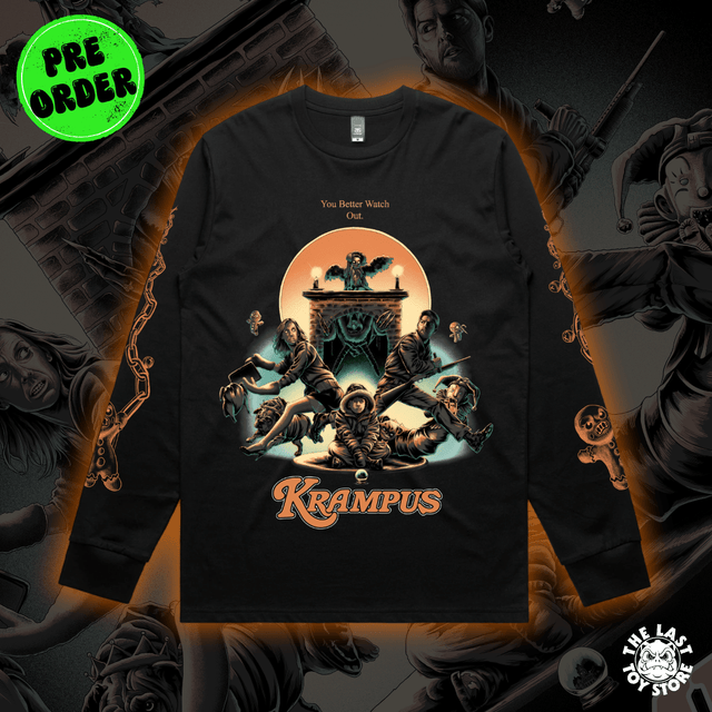The Last Toy Store - (Pre-Order) A Krampus Story - Black Premium Longsleeve Tee