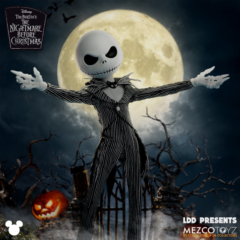 Mezco Toyz - (Pre-Order) LDD Presents: The Nightmare Before Christmas - Jack Skellington - 10" Living Dead Doll