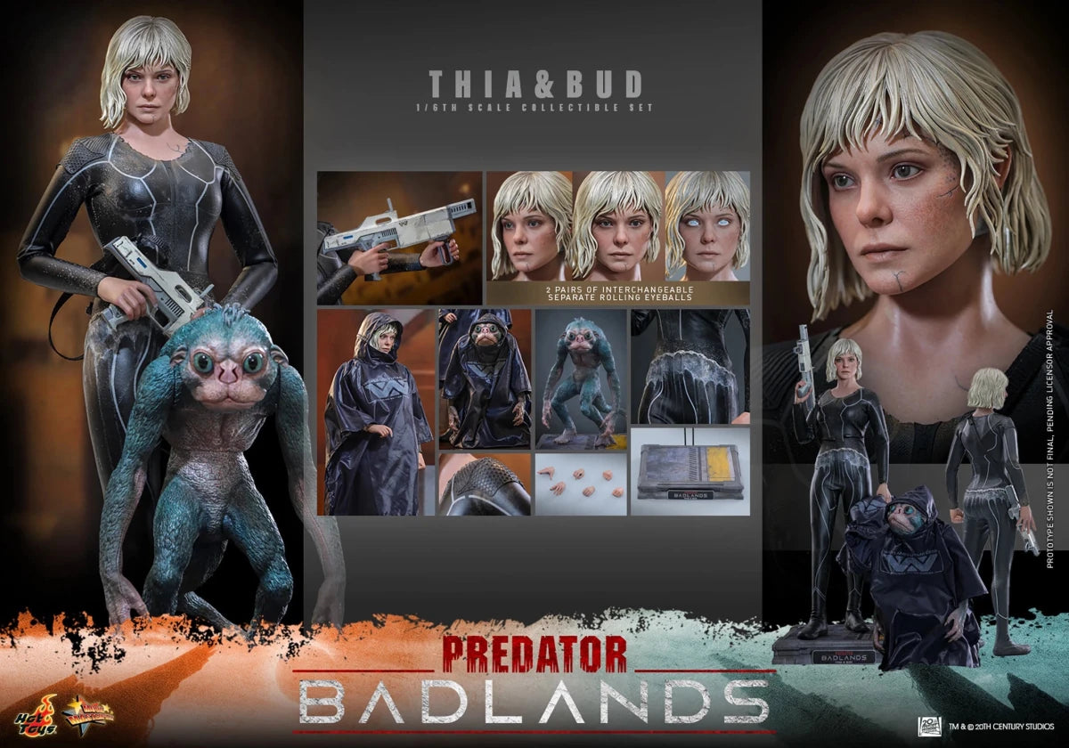 Predator: Badlands - Thia & Bud - 1/6 Scale Figure Set (Pre-Order) - Hot Toys