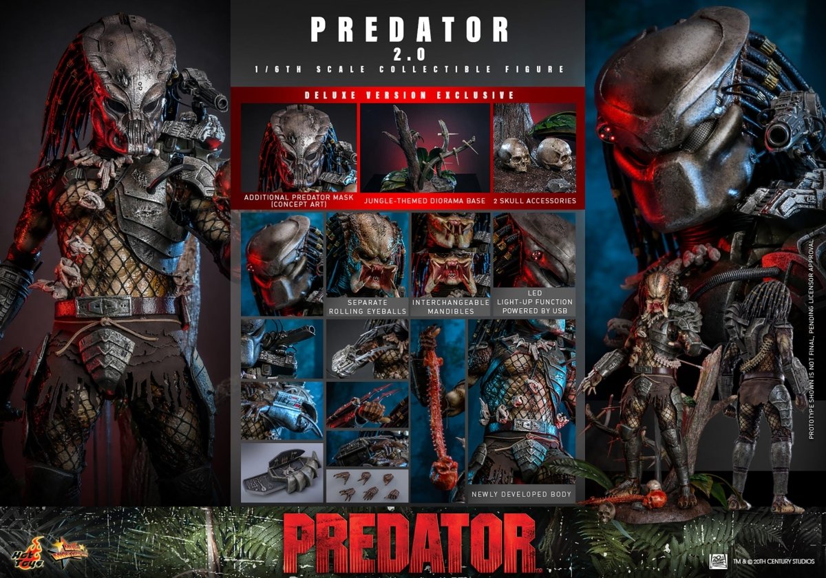 Predator: Deluxe Predator 2.0 - 1/6 Scale Figure - Hot Toys