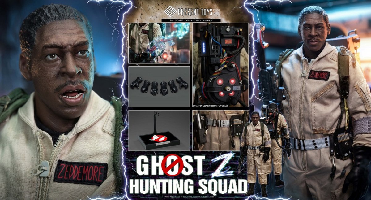 Present Toys: Zeddemore Ghost Hunting Squad - 1/6 Scale Figure - Present Toys