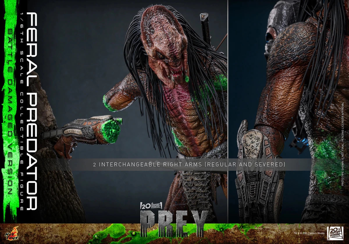 Prey: Battle Damaged Feral Predator - 1/6 Scale Figure (Pre-Order) - Hot Toys