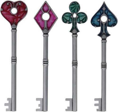 Resident Evil 2 - R.P.D. Card Suit Key Set (U.S. Variant) - Fanattik