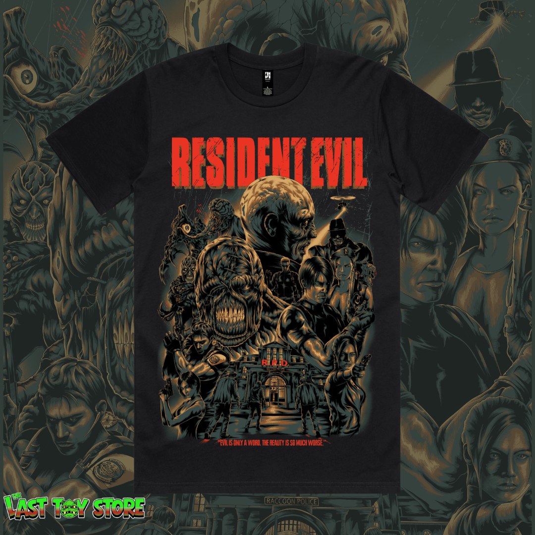 Resident Evil - Black Premium Tee (Pre - Order) - The Last Toy Store