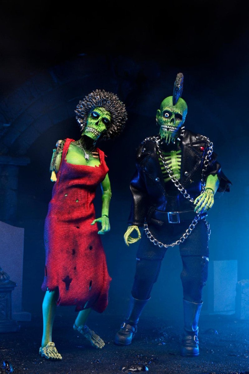 Return of the Living Dead: Poster Zombie Trash and Suicide Clothed 2 Pack - 8" Figures - The Last Toy Store
