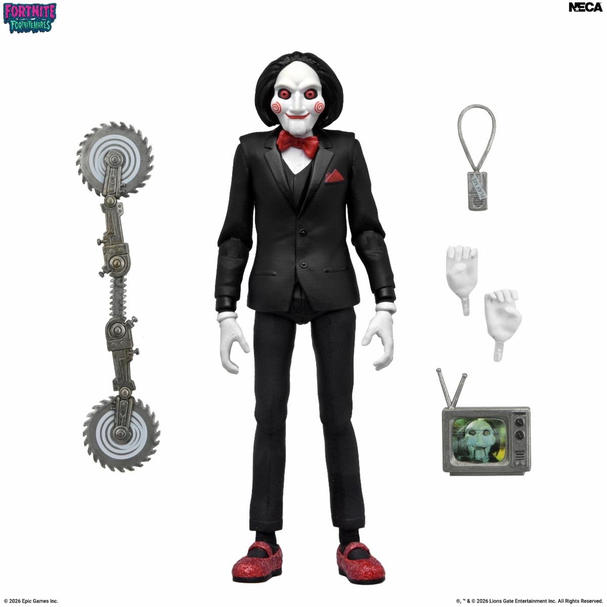 Saw x Fortnite: Billy the Puppet - 7" Scale Figure - NECA
