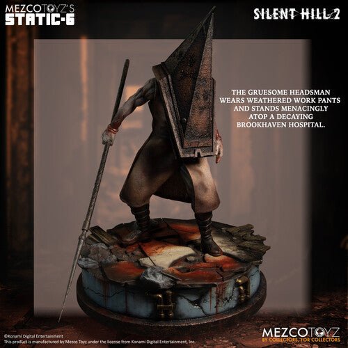 Silent Hill 2: Red Pyramid Thing - Static - 6 12" Statue - Mezco Toyz