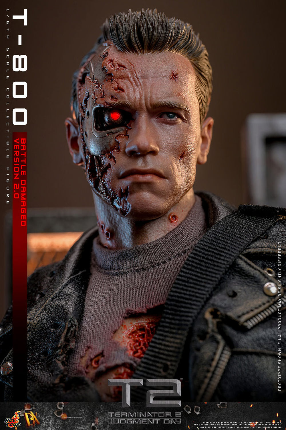Terminator 2: T-800 (Battle Damaged Version 2.0) - 1/6 Scale Figure (Pre-Order)