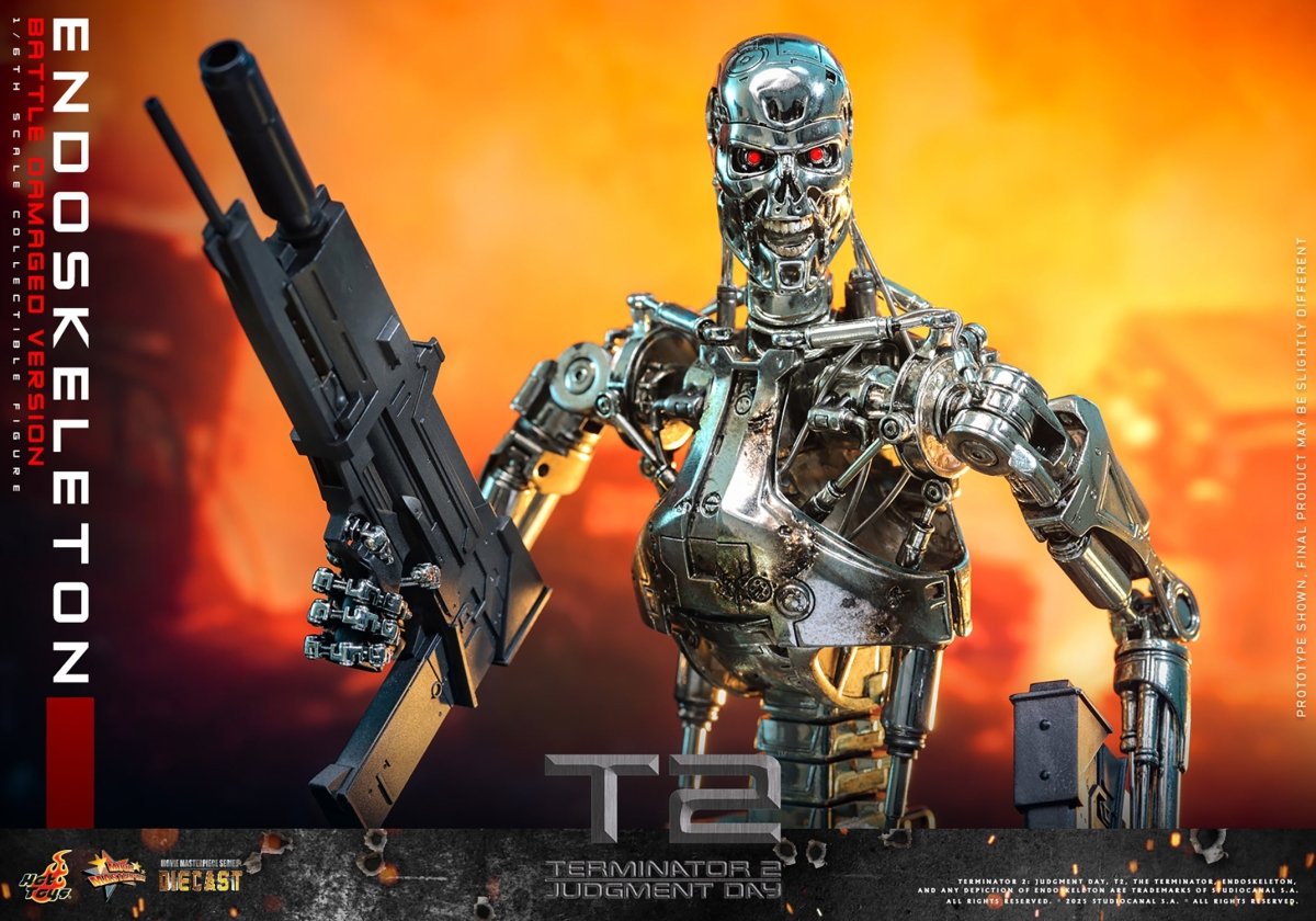 Terminator 2: Battle Damaged Endoskeleton - 1/6 Scale Figure - Hot Toys