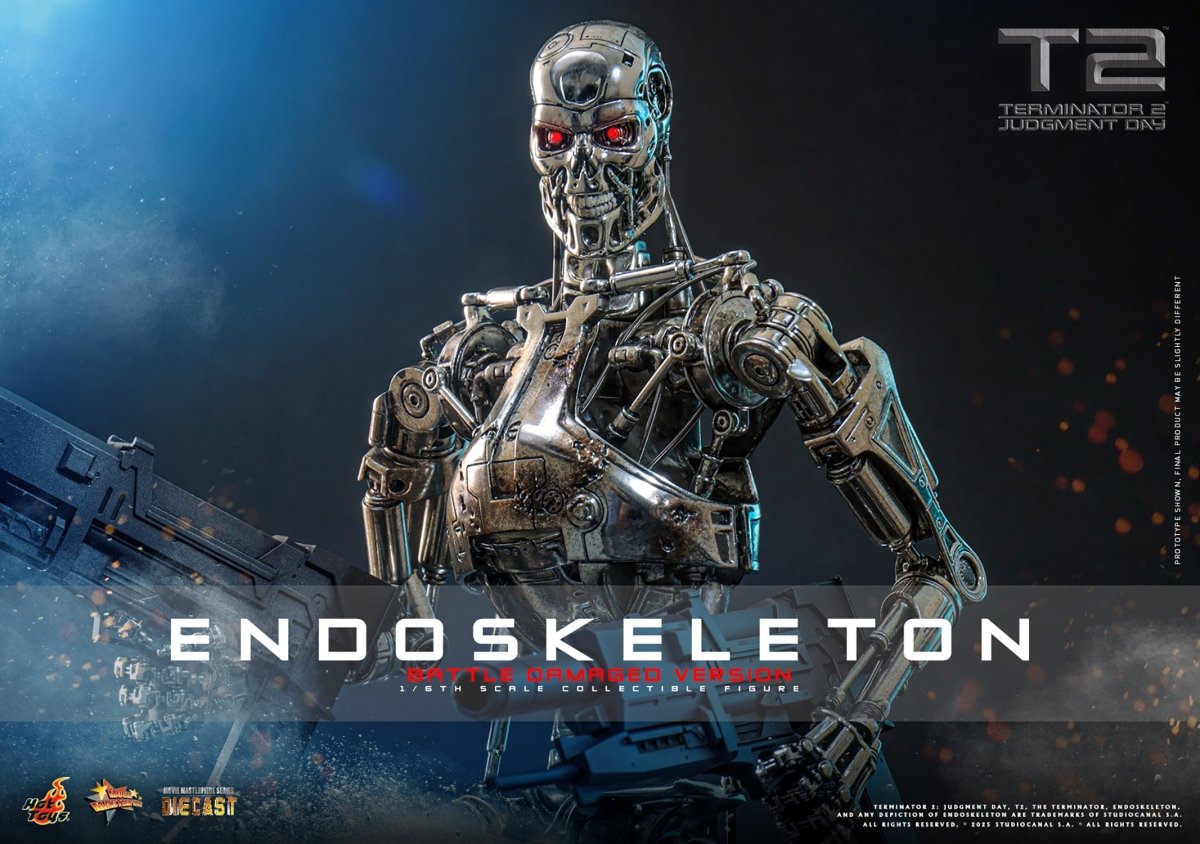 Terminator 2: Battle Damaged Endoskeleton - 1/6 Scale Figure - Hot Toys
