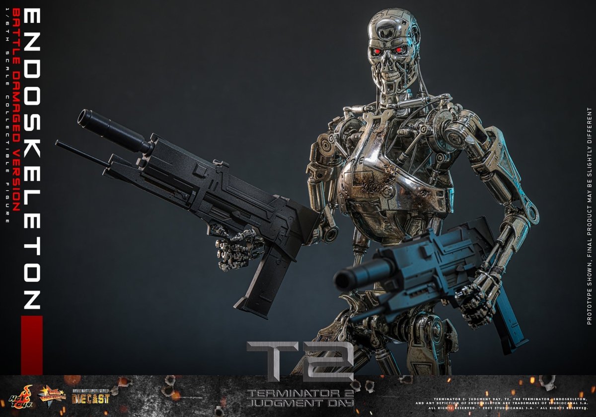 Terminator 2: Battle Damaged Endoskeleton - 1/6 Scale Figure - Hot Toys