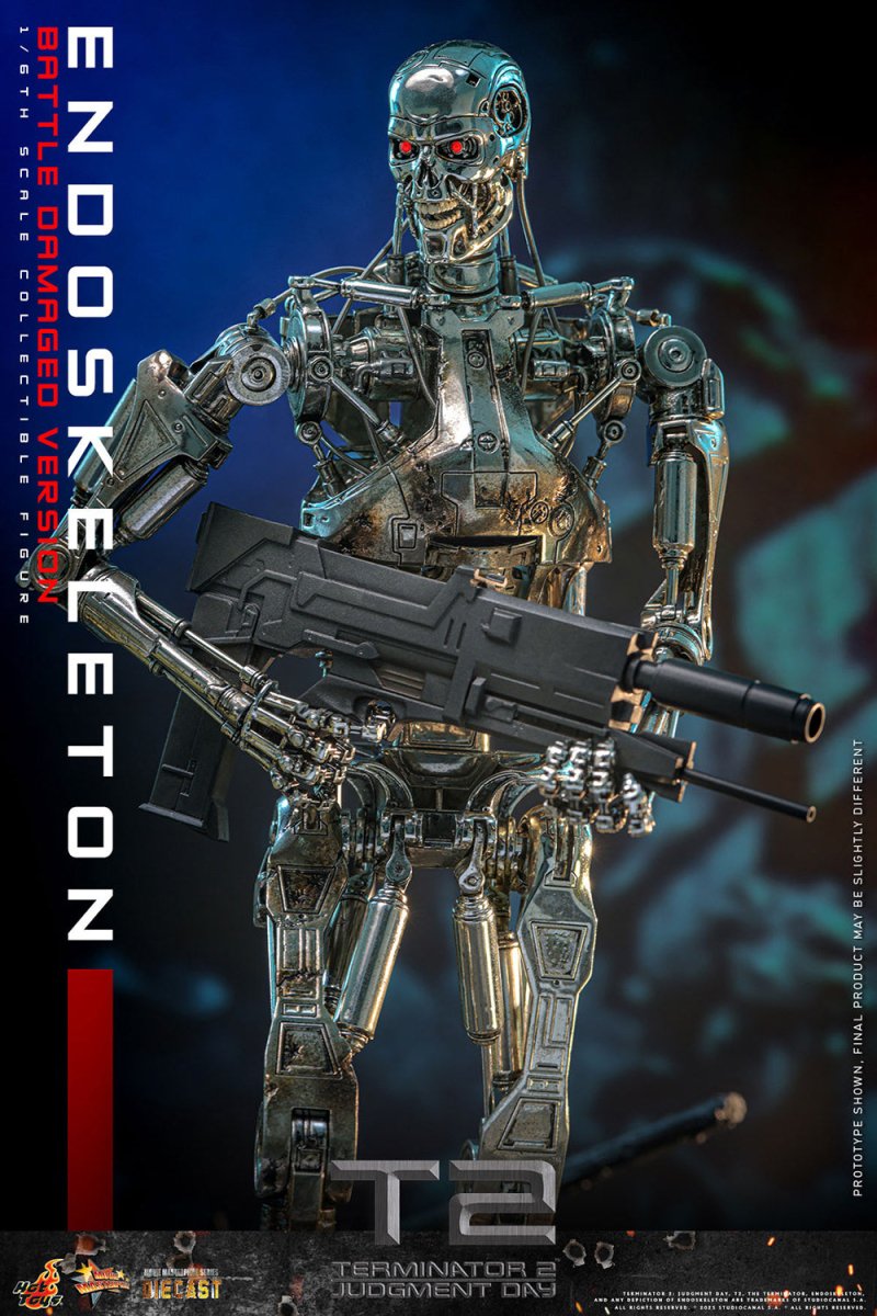 Terminator 2: Battle Damaged Endoskeleton - 1/6 Scale Figure - Hot Toys